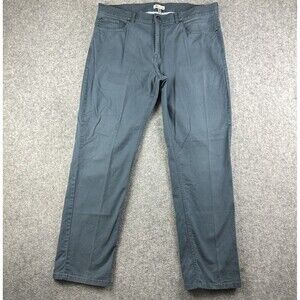 Peter Millar Pants Men 38 Blue Soft Touch Twill 5-Pocket Pima Cotton Golf Casual